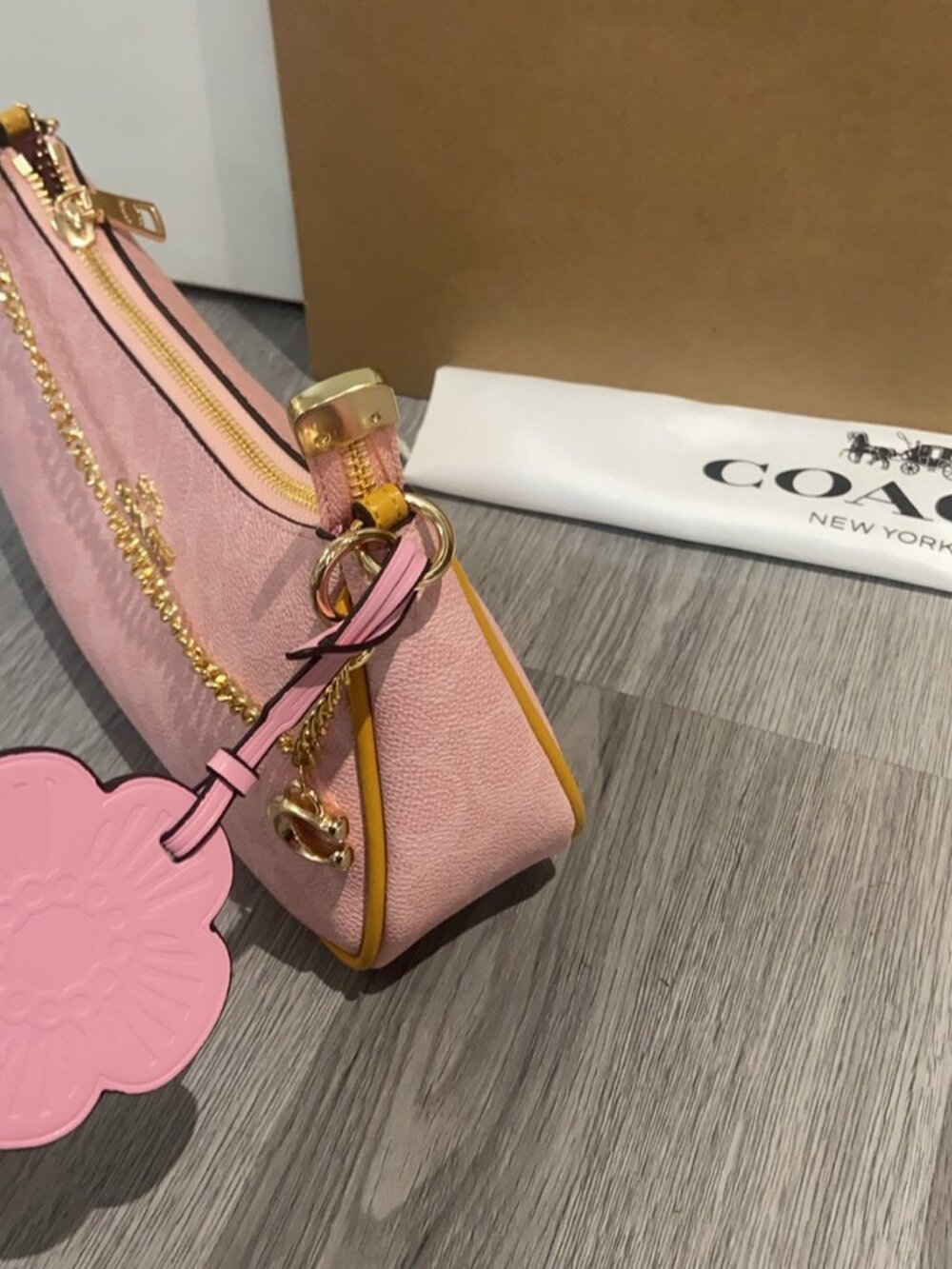 Teri Shoulder Bag In Signature Canvas With Charms - Picture 6 of 8